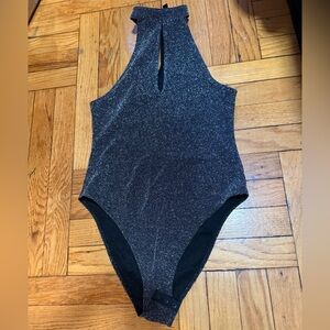 Sparkly Black Bodysuit